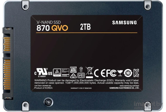 SSD диск Samsung 2TB 870 QVO [MZ-77Q2T0BW]