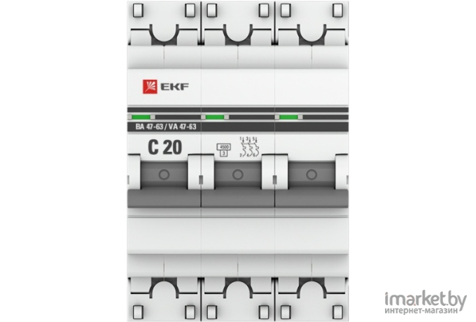 Выключатель нагрузки EKF mcb47100-3-25C-pro