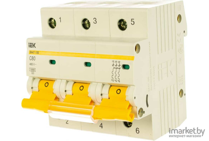 Выключатель нагрузки IEK MVA40-3-080-C