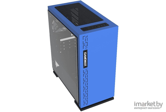 Корпус для компьютера GameMax H605 Expedition BL MicroATX  Без  БП