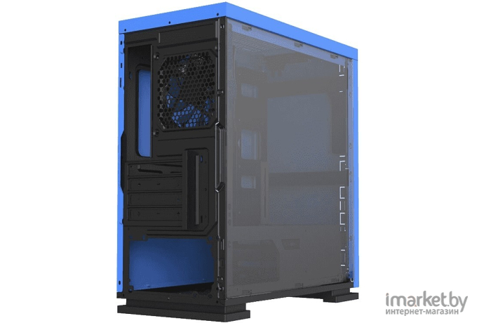 Корпус для компьютера GameMax H605 Expedition BL MicroATX  Без  БП