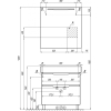 Тумба с умывальником Акватон Дакота 80 [1A2029K0DAAY0]