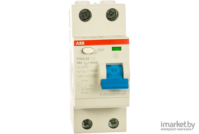 Выключатель нагрузки ABB F202 AC-63/0,03 [2CSF202001R1630]