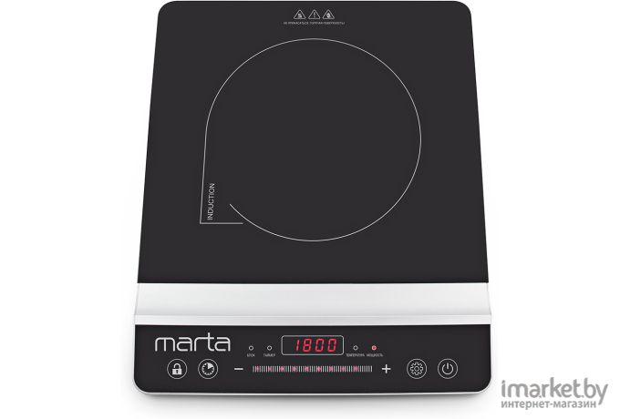 Настольная плита Marta MT-4210 черный жемчуг [36624]