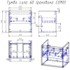 Тумба под умывальник Cersanit Louna 60 [SP-SZ-LOU-CO60/Wh]