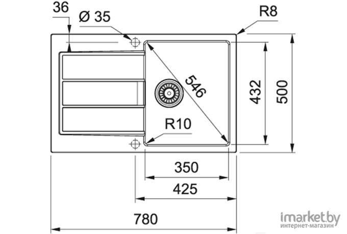 Кухонная мойка Franke S2D 611-78 [143.0618.381]