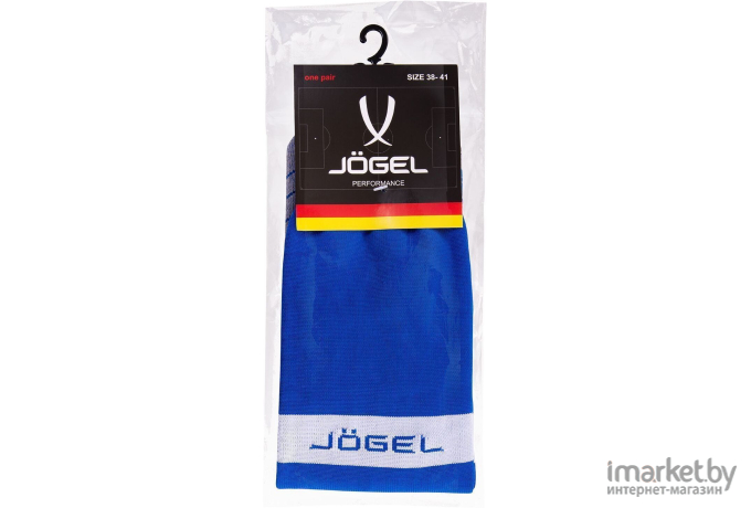 Гетры футбольные Jogel JA-003 42-44 синий/белый