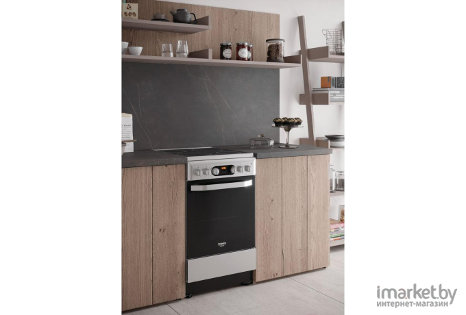 Кухонная плита Hotpoint-Ariston HS5V5CMX/RU