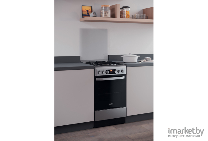 Кухонная плита Hotpoint-Ariston HS5V5CMX/RU