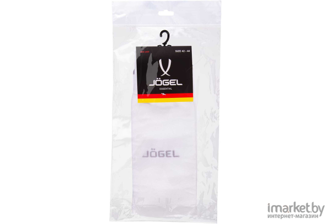 Гетры футбольные Jogel JA-006 Essential 32-34 белый/серый