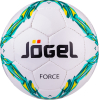 Футбольный мяч Jogel JS-460 Force размер 4 белый/голубой