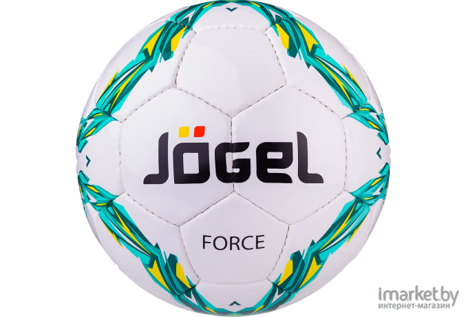 Футбольный мяч Jogel JS-460 Force размер 4 белый/голубой