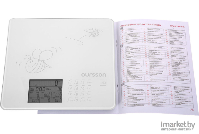 Кухонные весы Oursson KS0502GD/IV