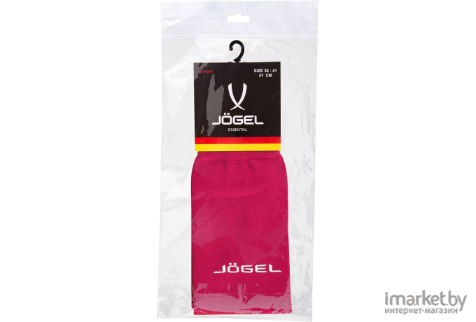 Гетры футбольные Jogel JA-006 Essential 32-34 гранатовый/серый