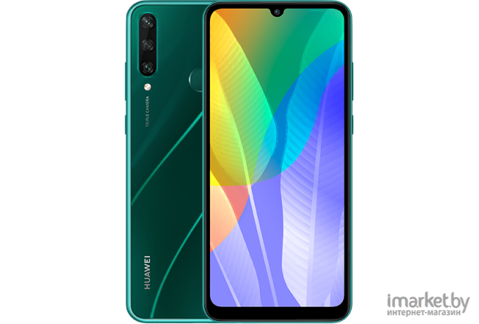 Мобильный телефон Huawei Y6p 3GB/64GB изумрудно-зеленый