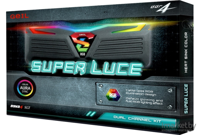 Модуль оперативной памяти (ОЗУ) GeIL Super Luce RGB SYNC 2x8GB DDR4 PC4-25600