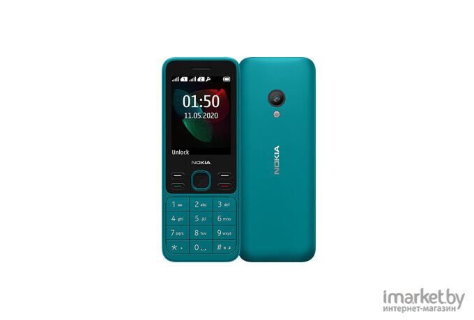 Мобильный телефон Nokia 150 TA-1235 DS синий/зеленый