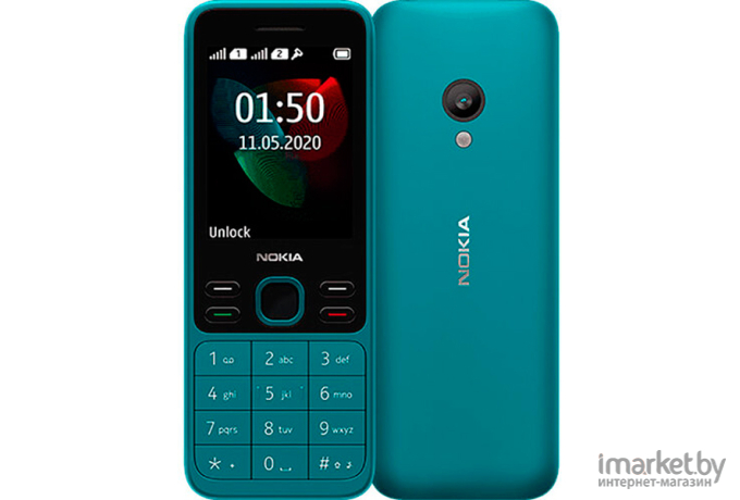 Мобильный телефон Nokia 150 TA-1235 DS синий/зеленый