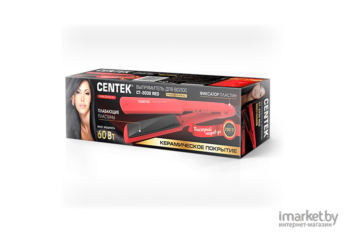 Выпрямитель для волос CENTEK CT-2030 Red