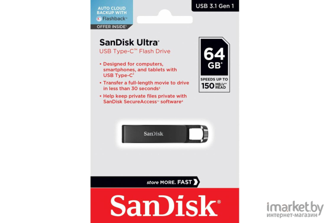 Usb flash SanDisk 64GB CZ460 [SDCZ460-064G-G46]