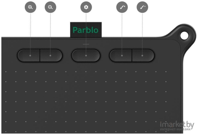 Графический планшет Parblo Ninos S Black