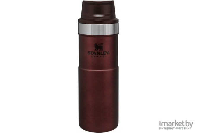 Термокружка Stanley The Trigger-Action Travel Mug 0.47 л бордовый [10-06439-120]