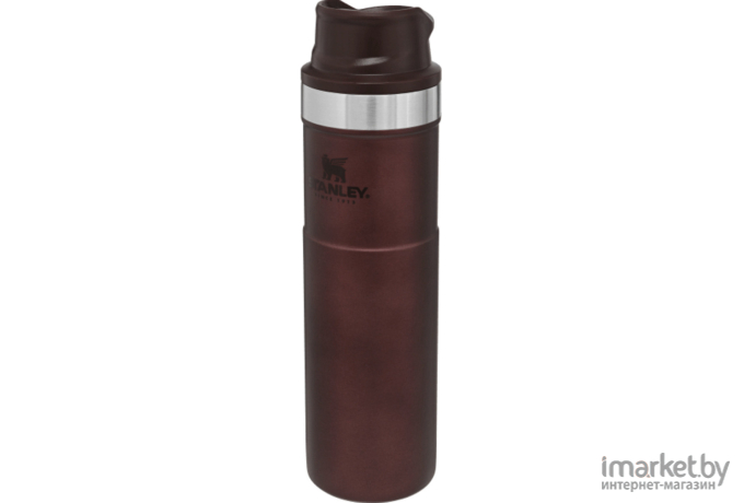 Термокружка Stanley The Trigger-Action Travel Mug 0.47 л бордовый [10-06439-120]