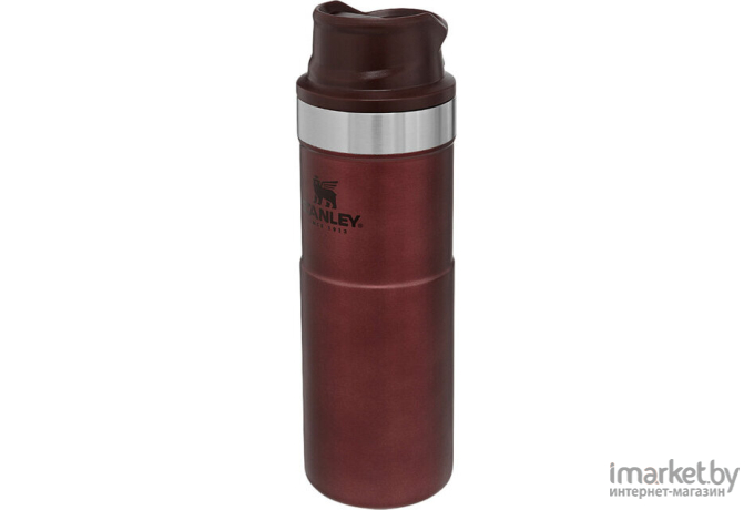 Термокружка Stanley The Trigger-Action Travel Mug 0.47 л бордовый [10-06439-120]