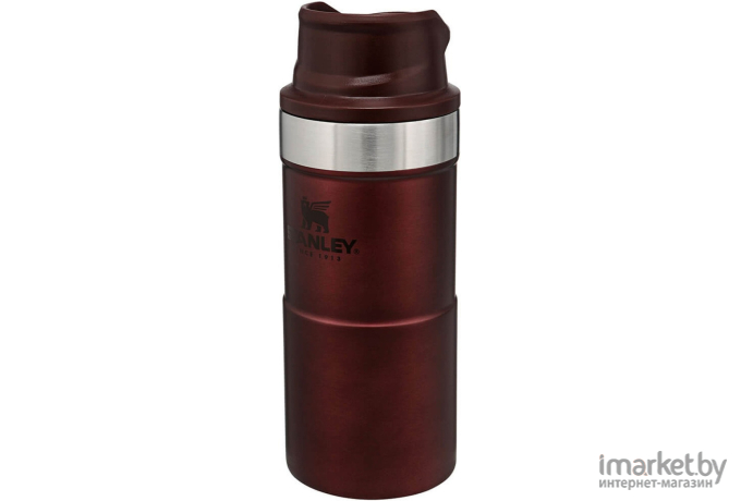 Термокружка Stanley The Trigger-Action Travel Mug 0.35 л бордовый [10-06440-043]