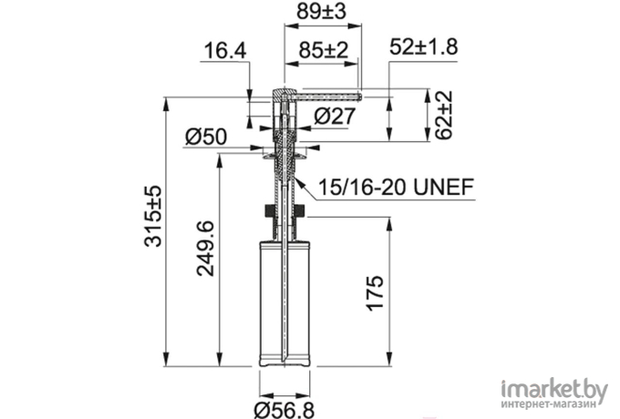 Дозатор Franke Comfort хром [119.0584.065]