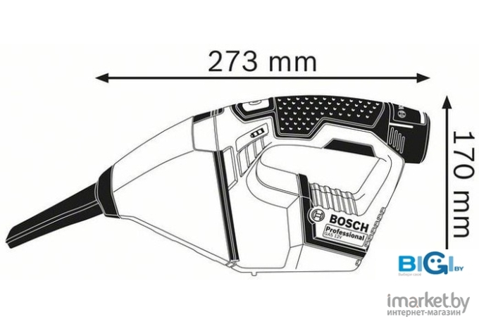 Пылесос Bosch GAS 12V [0.601.9E3.000]