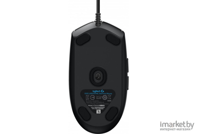 Мышь Logitech G102 Black [910-005823]