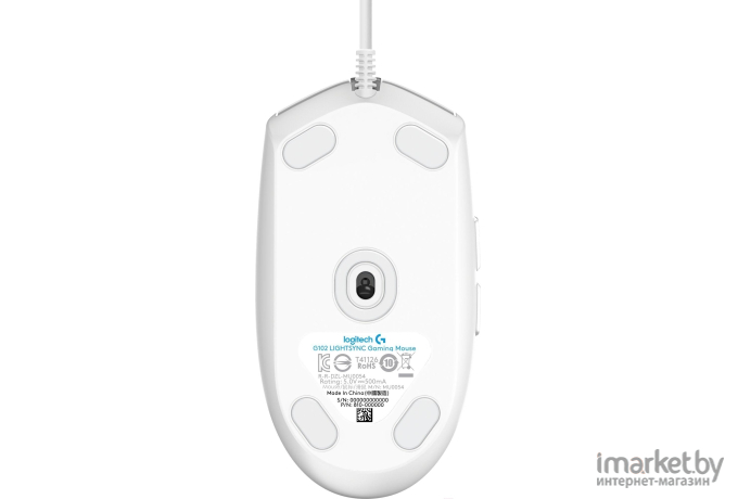 Мышь Logitech G102 LIGHTSYNC White [910-005824]