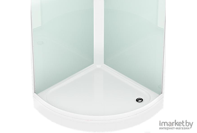 Душевая кабина Domani-Spa Simple 99 белый/прозрачное стекло [DS01Sm99LBCl00 ]