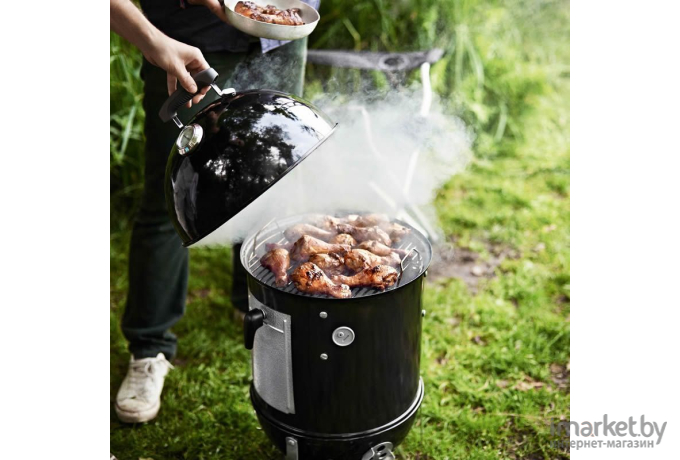 Коптильня Weber Smokey Mountain Cooker 47 см черный [721004]