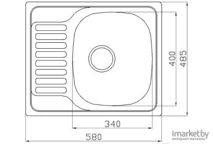 Кухонная мойка Stellar S95848D