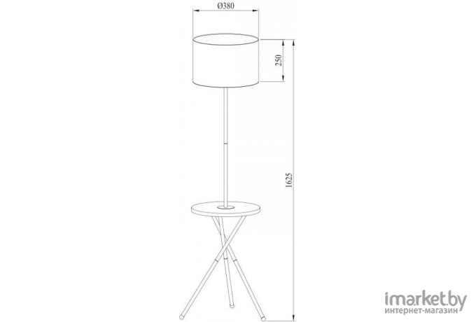 Торшер Arte Lamp A2070PN-1BK