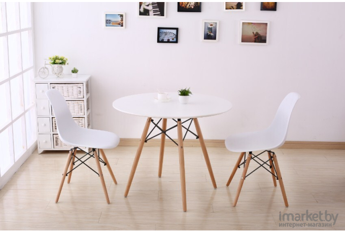 Стул Loftyhome Acacia White [XH-8056PP-W]