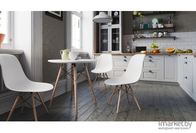 Стул Loftyhome Acacia White [XH-8056PP-W]