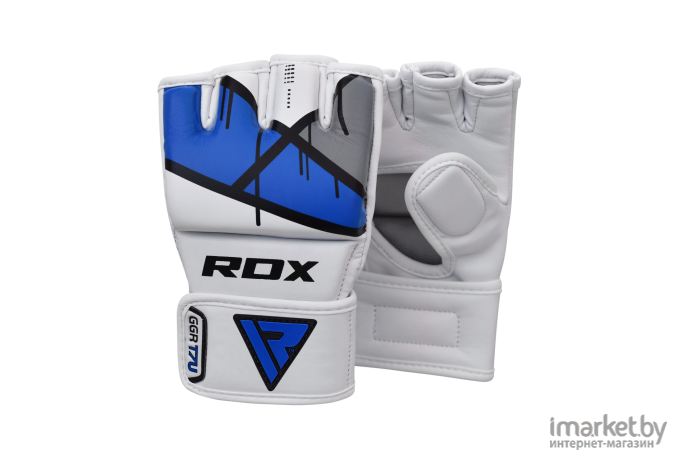 Перчатки для единоборств RDX MMA T7 GGR-T7U REX BLUE S