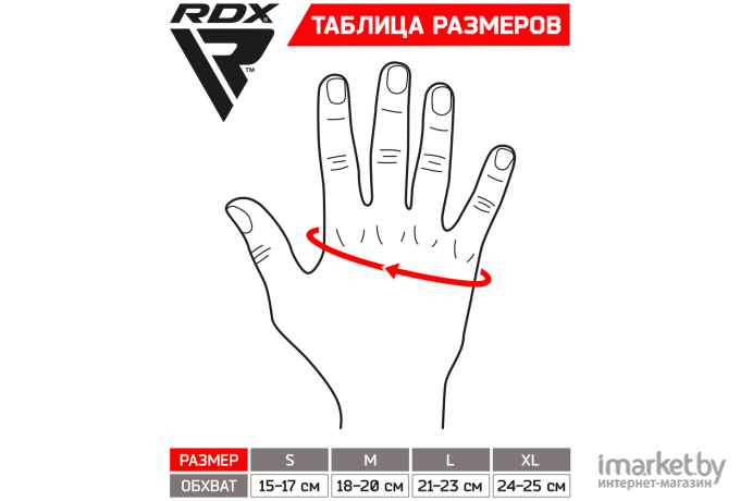 Перчатки для единоборств RDX MMA T7 GGR-T7U REX BLUE S
