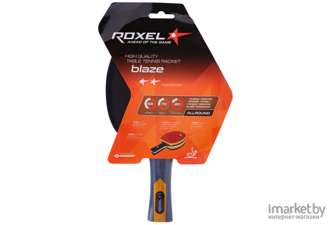 Ракетка для настольного тенниса Roxel 2* Blaze коническая