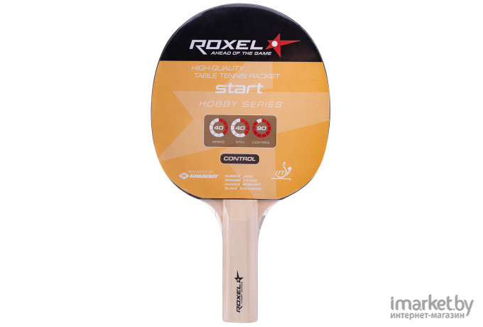 Ракетка для настольного тенниса Roxel Hobby Start прямая