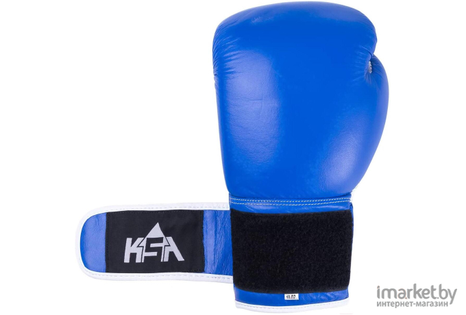 Боксерские перчатки KSA Wolf Blue кожа  8 Oz синий