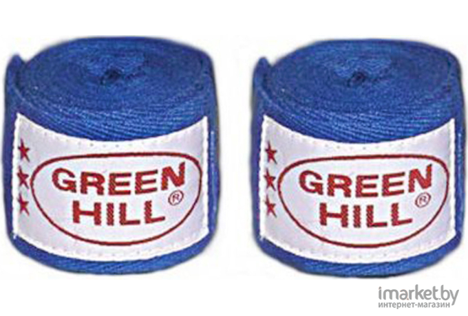 Боксерский бинт Green Hill BC-6235c 3.5 м синий