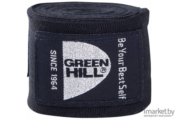 Боксерский бинт Green Hill BP-6232d 4.5 м черный