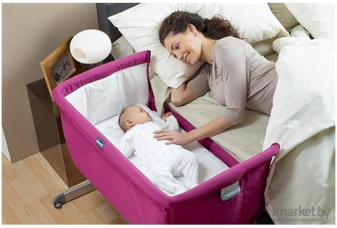 Детская кроватка Chicco Next2me French Rose 340728127 [08079339390000]