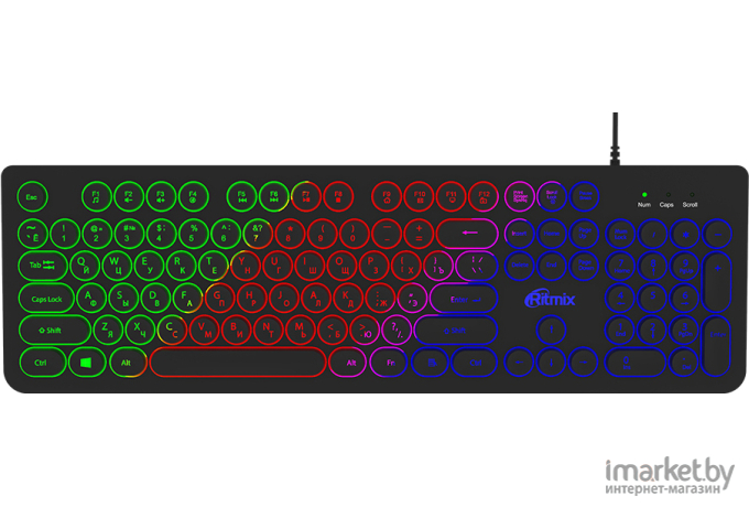 Клавиатура Ritmix RKB-215BL черный