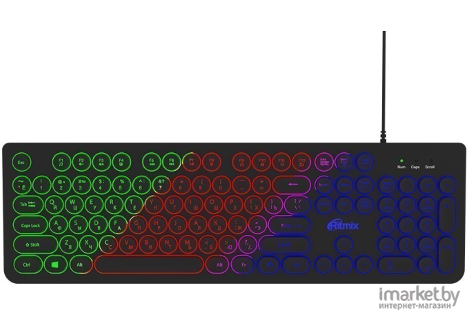 Клавиатура Ritmix RKB-215BL черный