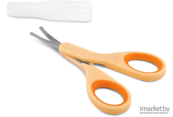 Ножницы для новорожденных Chicco 340628104 оранжевый [00005912000000]